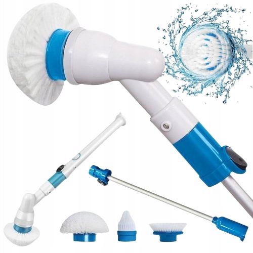 ELEKTRYCZNA-SZCZOTKA-OBROTOWA-SPIN-SCRUBBER-MOP-BEZPRZEWODOWA-DO-MYCIA-360-Stan-opakowania-oryginalne Elektryczna Szczotka Obrotowa Spin Scrubber Mop Bezprzewodowa Do Mycia 360