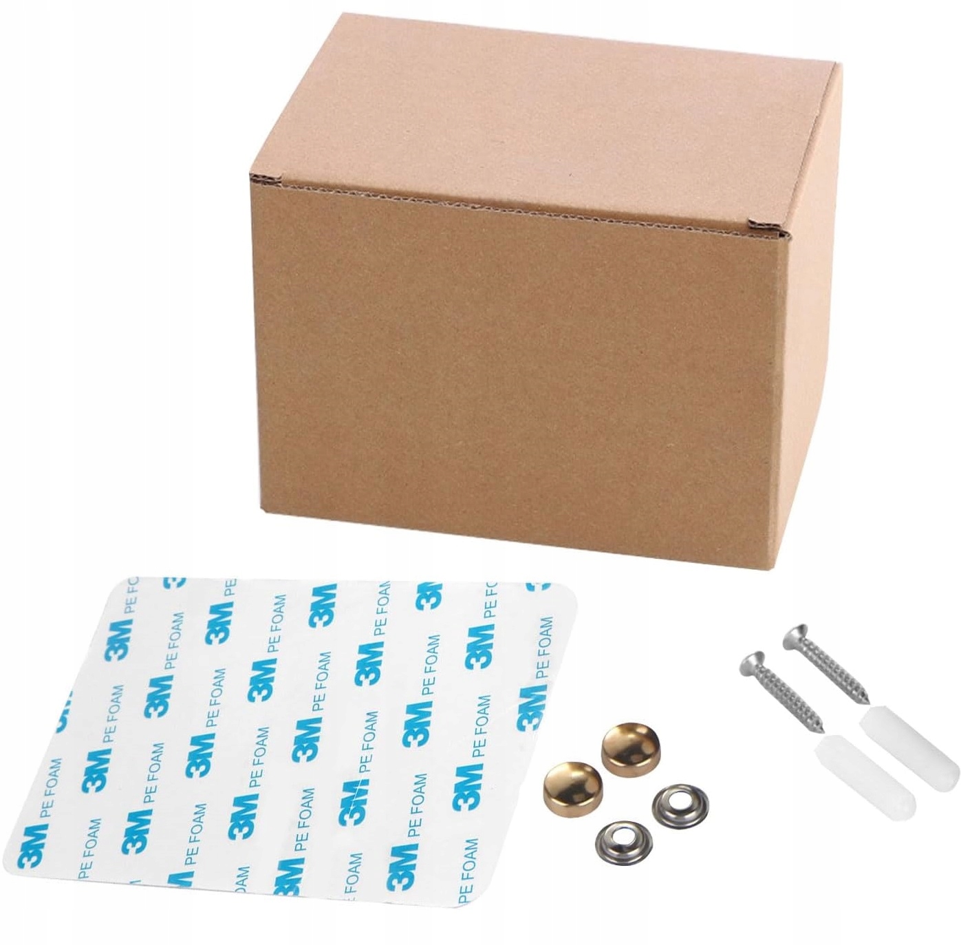 Uchwyt Na Papier Toaletowy Wieszak Metalowy Z Półką Wc Biało Złoty Loft