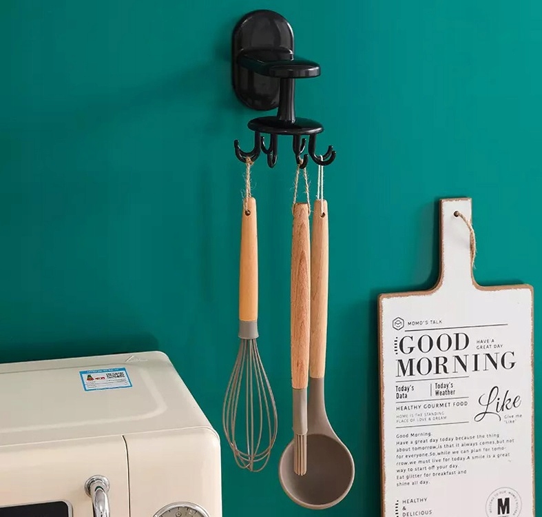 image-1024.jpeg Wieszak Kuchenny Obrotowy Uchwyt Hak Haczyki Na Przybory Łyżki