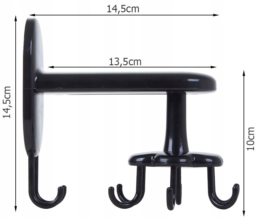 image-1027.jpeg Wieszak Kuchenny Obrotowy Uchwyt Hak Haczyki Na Przybory Łyżki