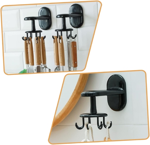 image-1029.jpeg Wieszak Kuchenny Obrotowy Uchwyt Hak Haczyki Na Przybory Łyżki