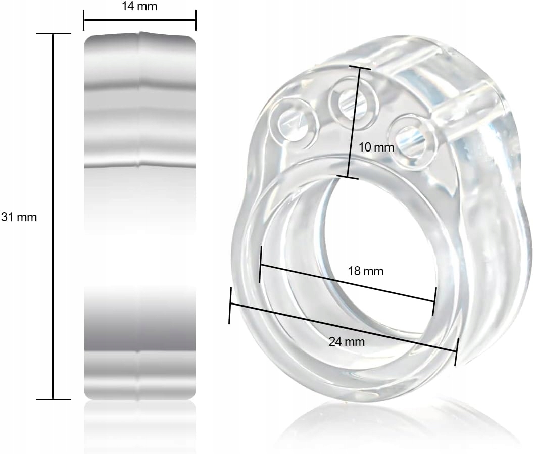 image-1038.jpeg 4 X Odbojnik Ogranicznik Silikonowy Na Klamkę Drzwi Stoper Bezbarwny 4 szt