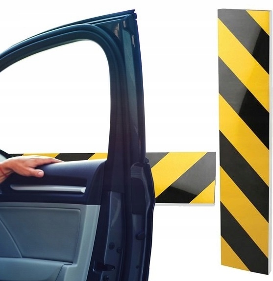 image-1153.jpeg Odbojnik Do Garażu Na Ścianę Ochraniacz Drzwi Auta 50 cm Mata Ochronna