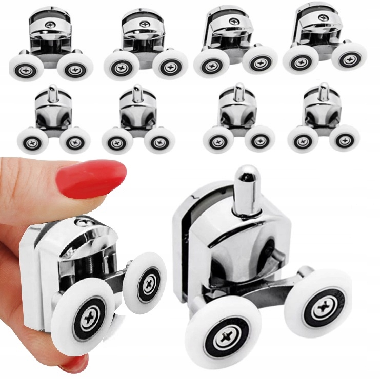 Rolki Do Kabiny Prysznicowej Kółka Komplet Rolek Rolka Kabin Prysznicowych