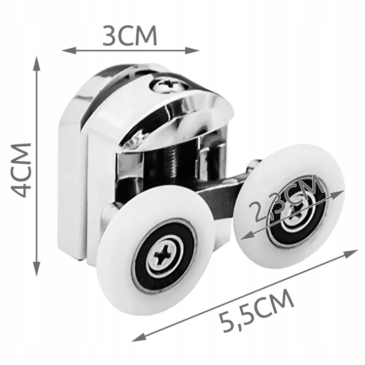 image-1179.jpeg Rolki Do Kabiny Prysznicowej Kółka Komplet Rolek Rolka Kabin Prysznicowych