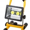 image-1181.jpeg Halogen Roboczy Budowlany Lampa Przenośny 2 X Led Cob 30w Akumulator Ip65