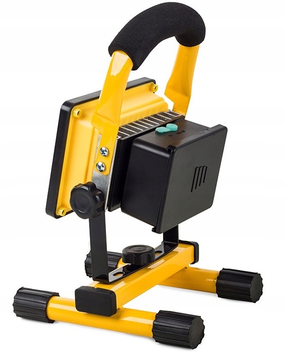 image-1185.jpeg Halogen Roboczy Budowlany Lampa Przenośny 2 X Led Cob 30w Akumulator Ip65