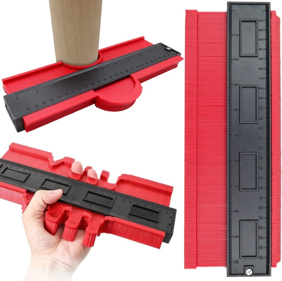 Szablon Przymiar Wzornik Znacznik Do Odwzorowania Przenoszenia Kształtów Xl