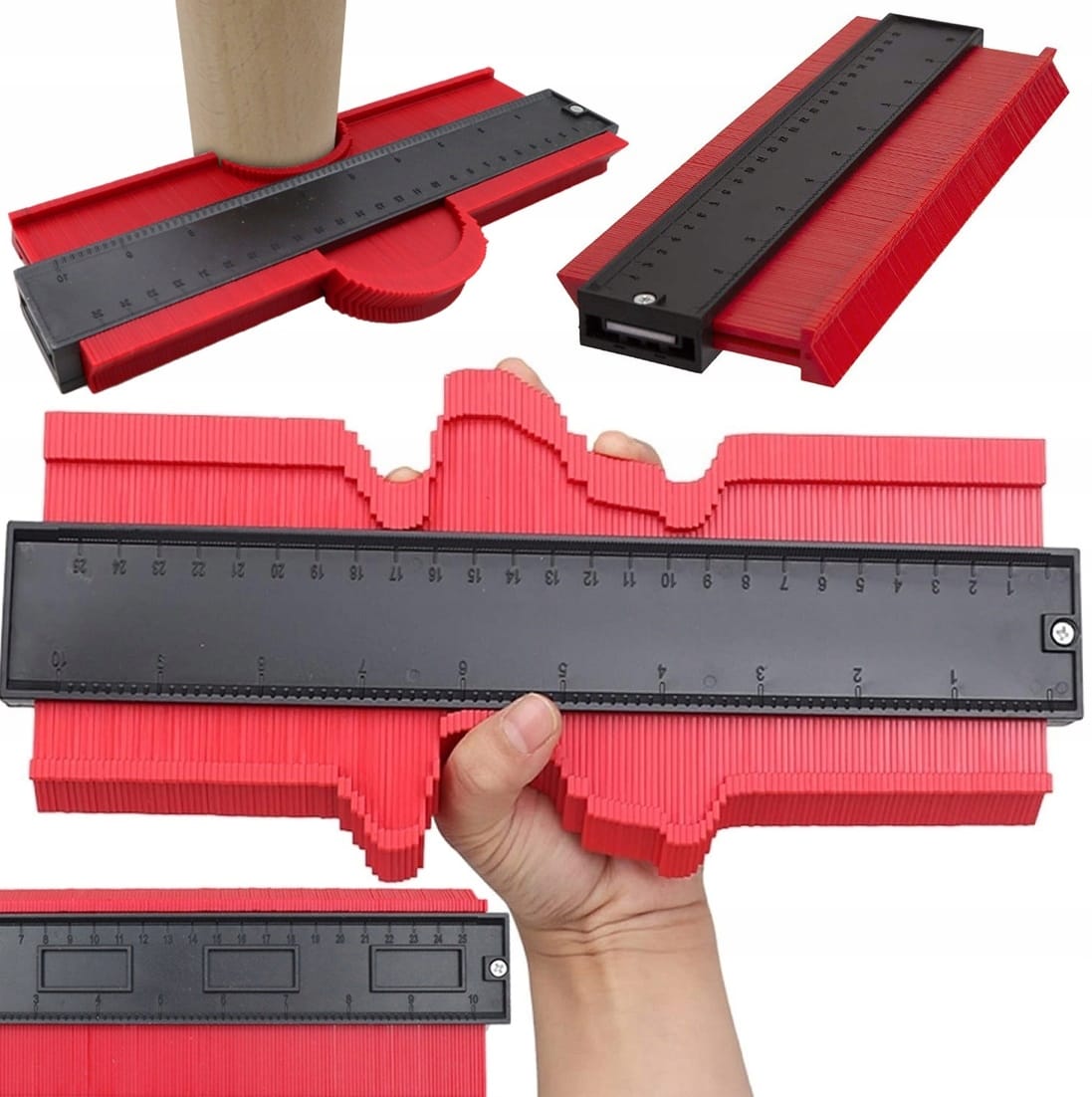 Szablon Przymiar Wzornik Znacznik Do Odwzorowania Przenoszenia Kształtów Xl