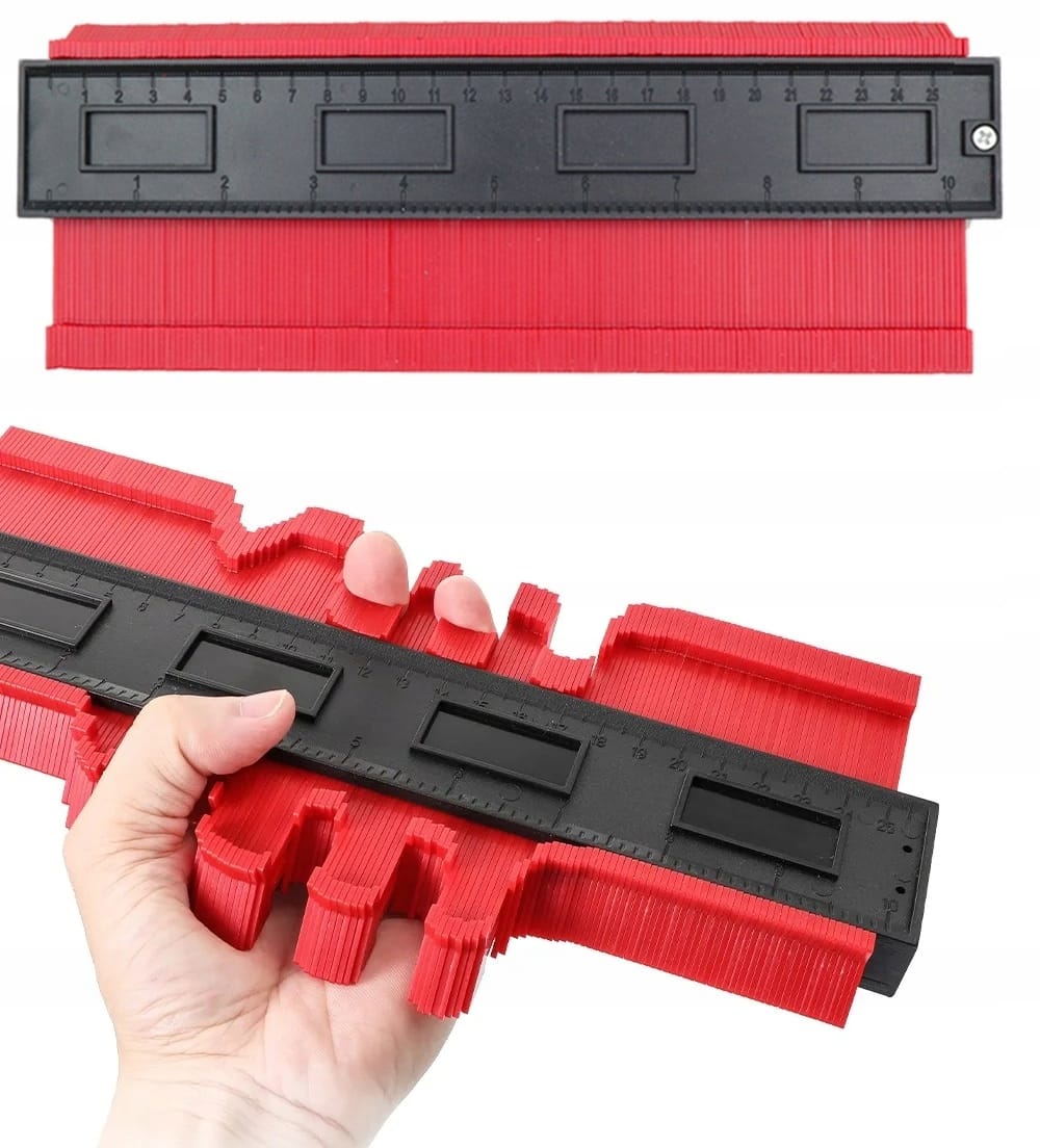 Szablon Przymiar Wzornik Znacznik Do Odwzorowania Przenoszenia Kształtów Xl