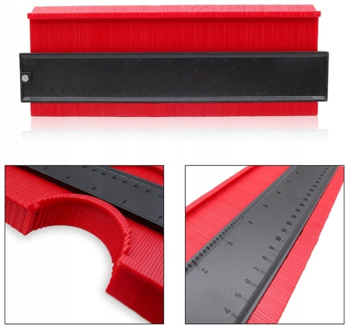 Szablon Przymiar Wzornik Znacznik Do Odwzorowania Przenoszenia Kształtów Xl