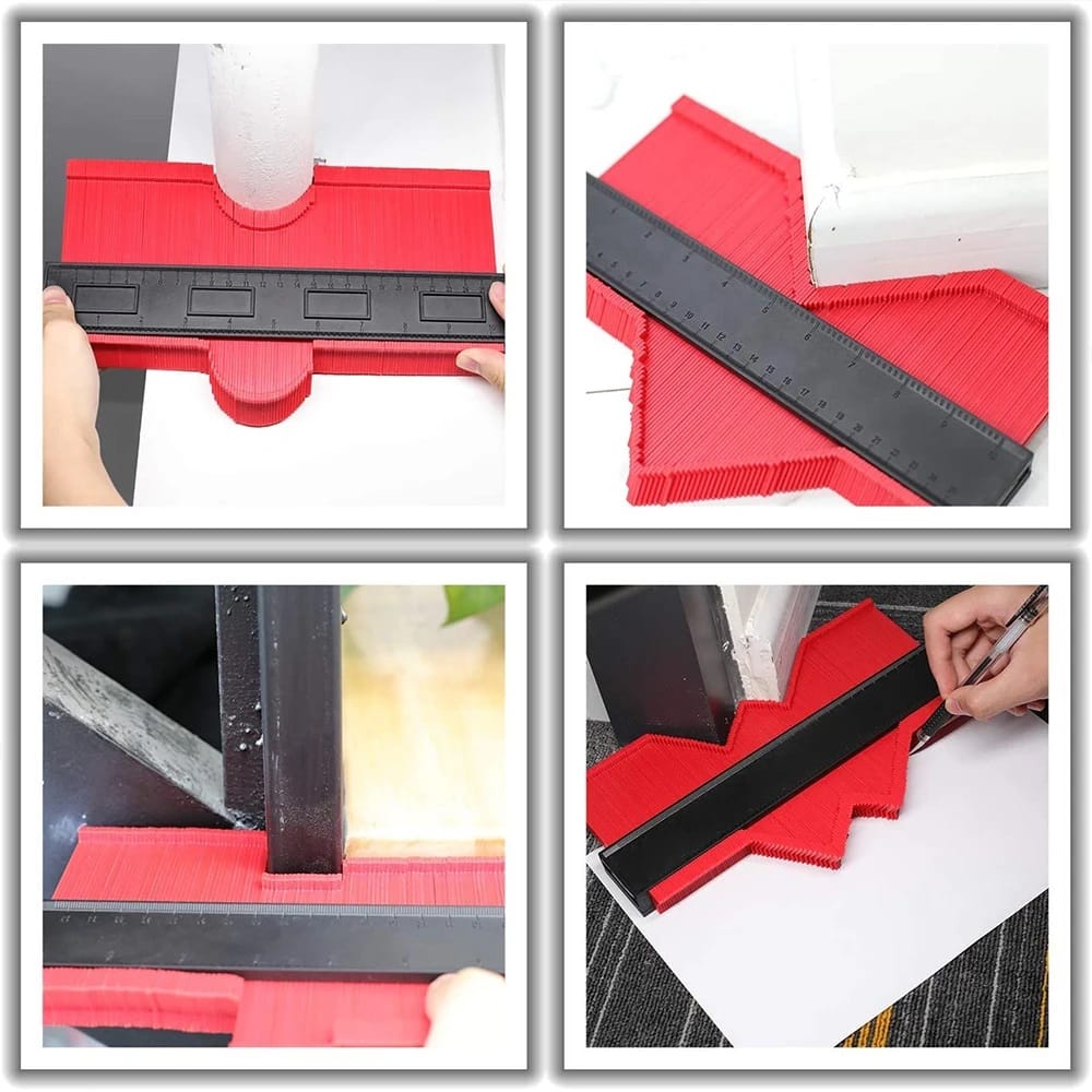 Szablon Przymiar Wzornik Znacznik Do Odwzorowania Przenoszenia Kształtów Xl