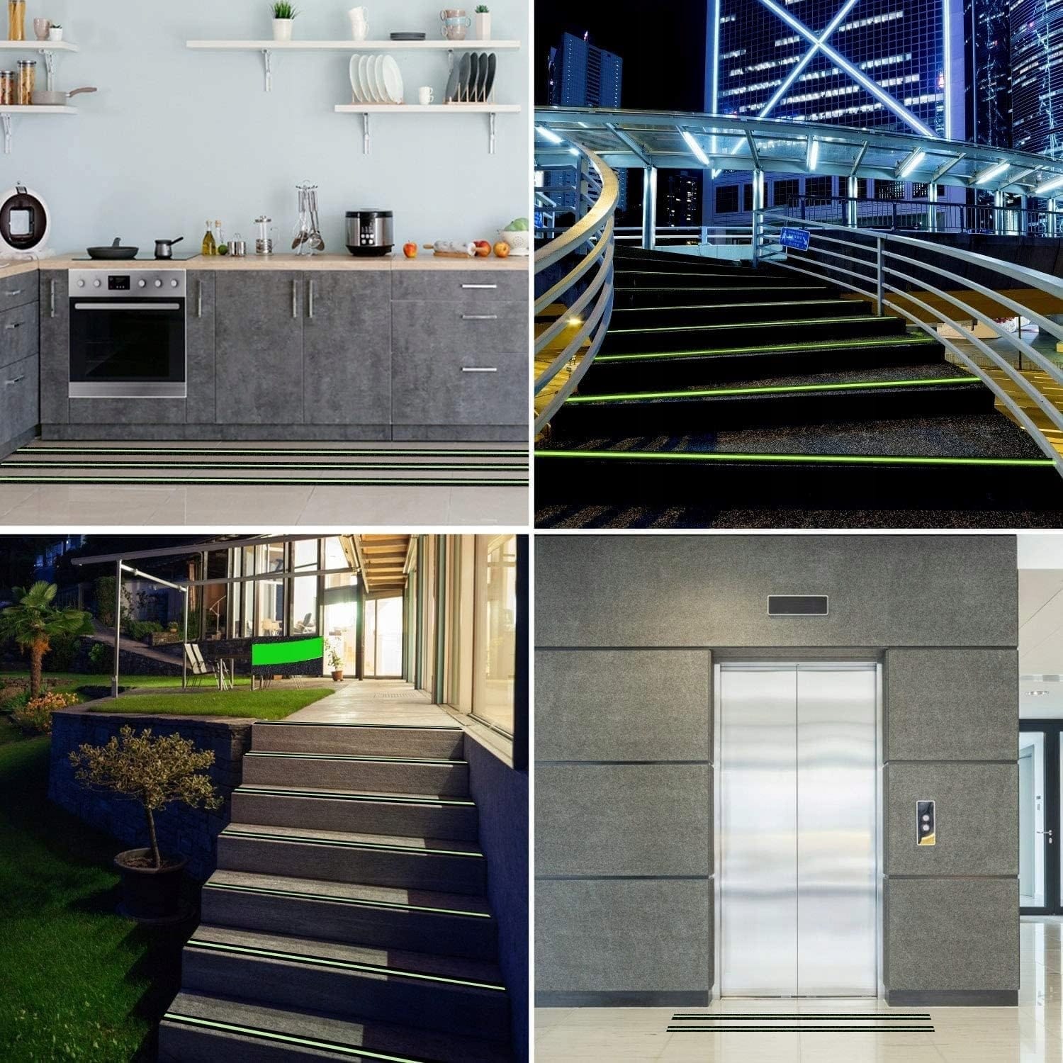 Taśma Antypoślizgowa Samoprzylepna Świecąca W Nocy Na Schody 50mm X 2metry