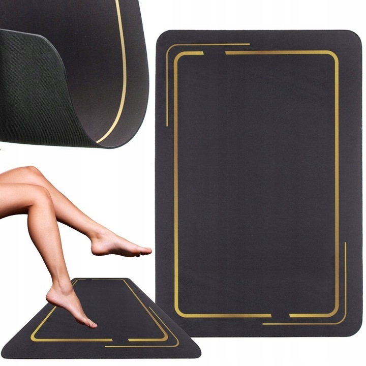 image-1240.jpeg Mata Łazienkowa Szybkoschnąca Dywanik Chłonny Antypoślizgowy Do Łazienki