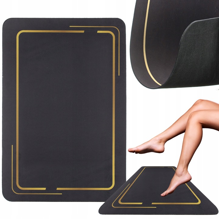 Mata Łazienkowa Szybkoschnąca Dywanik Chłonny Antypoślizgowy Do Łazienki