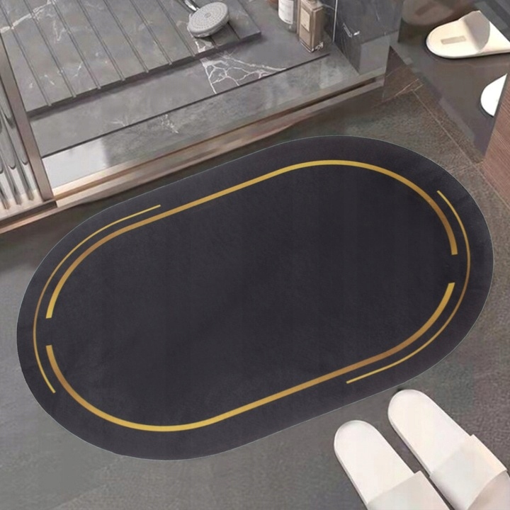 Mata Łazienkowa Szybkoschnąca Dywanik Chłonny Antypoślizgowy Do Łazienki