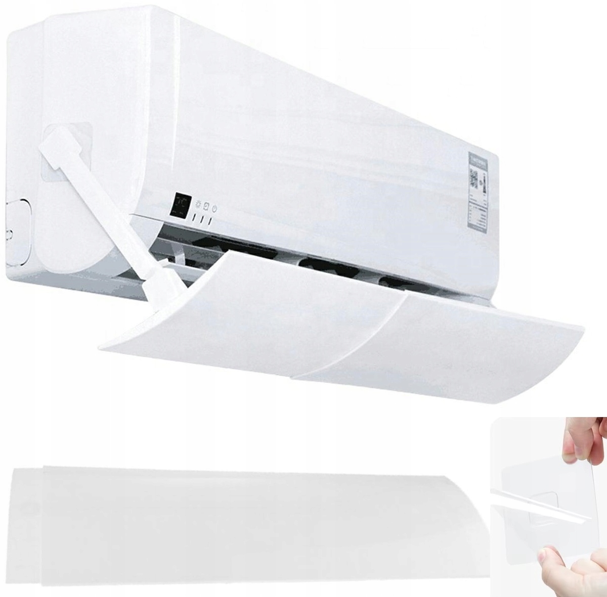 image-1265.jpeg Deflektor Klimatyzatora Klimatyzator Regulowany Wydajny I Oszczędny Osłona