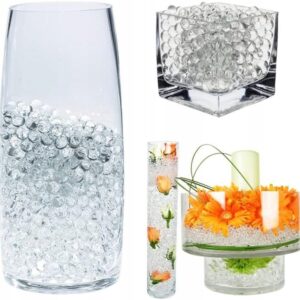 Kulki Żelowe Hydrożelowe Do Kwiatów Bezbarwne Nawadniające Sztuczna Ziemia