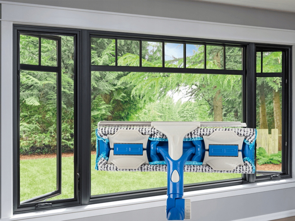 image-131.jpeg Teleskopowa Myjka Do Okien Szyb Luster Kabiny Mop Ze Ściągaczką Długi Kij