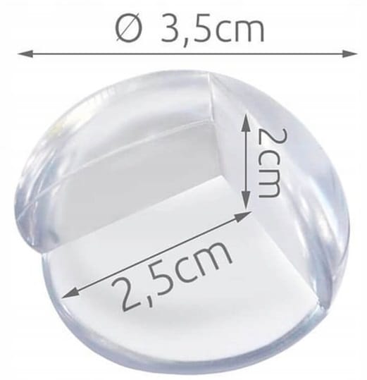 Zabezpieczenia Szafek Na Rogi Kanty Narożniki Mebli Stołu Ochronne 12 szt