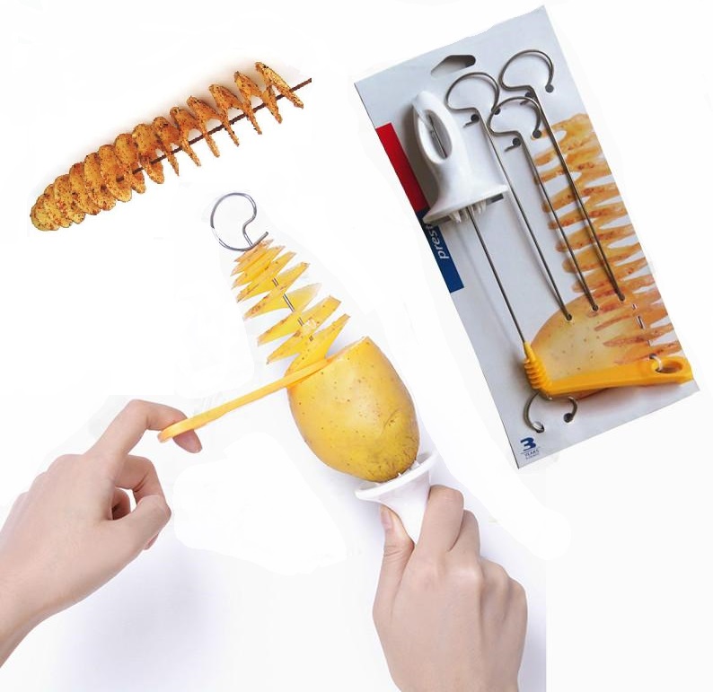 Maszynka Do Ziemniaka Chipsów Zakręcona Frytka Moc