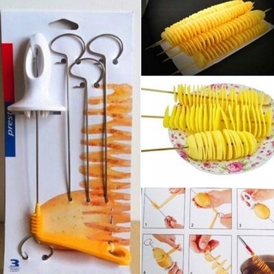 Maszynka Do Ziemniaka Chipsów Zakręcona Frytka Moc