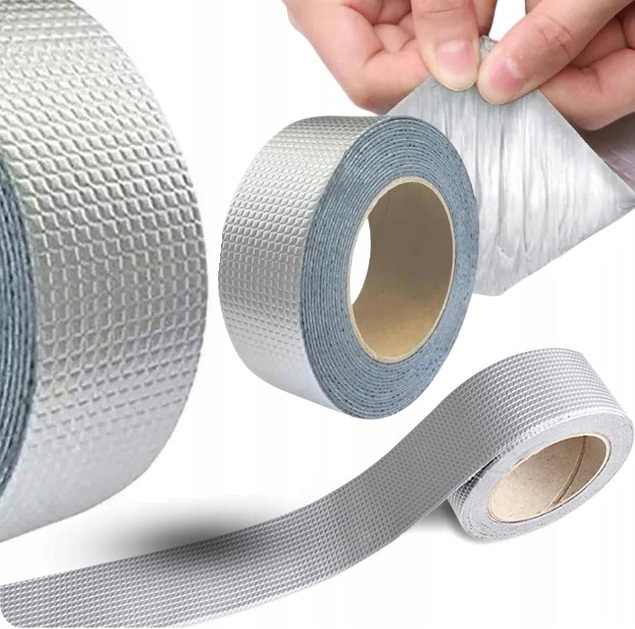 Taśma Butylowa Wodoodporna Uszczelniająca Aluminiowa Guma Butylowa Mocna 5m
