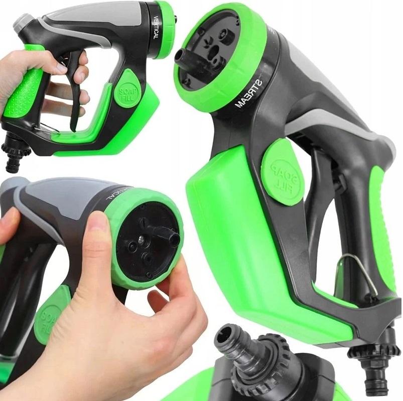 Myjka Do Mycia Samochodu Auta Pistolet Pianownica Zbiornik Pod Wąż Ogrodowy