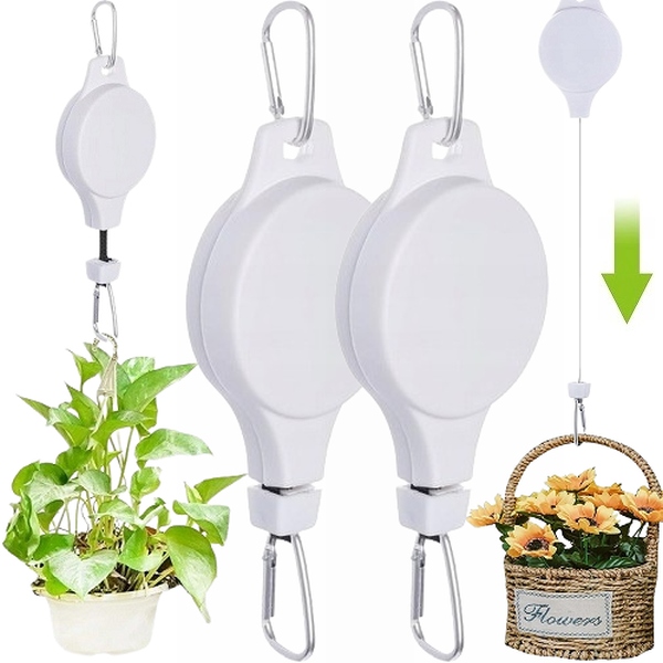 image-1472.jpeg 2 Hak Regulowany Wieszak Na Kwiaty Lampion Balkon Taras Wysuwany Do Kwiatów
