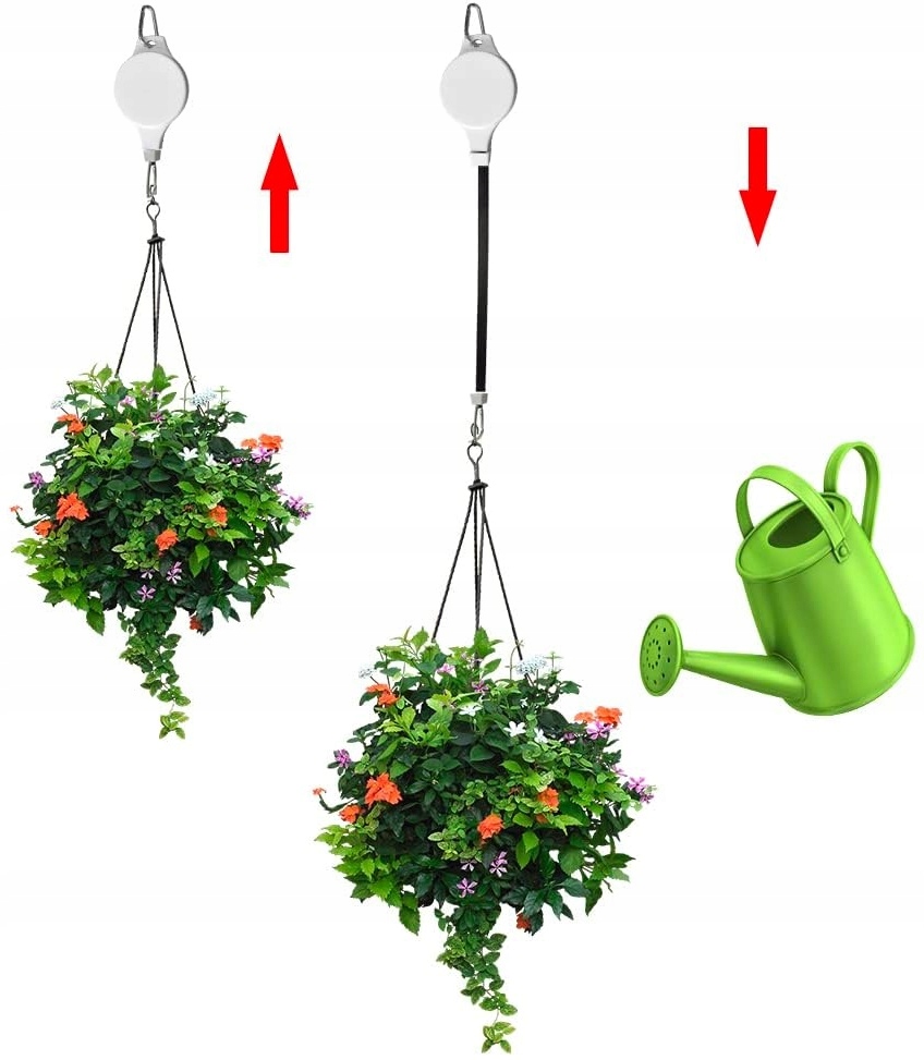 image-1473.jpeg 2 Hak Regulowany Wieszak Na Kwiaty Lampion Balkon Taras Wysuwany Do Kwiatów