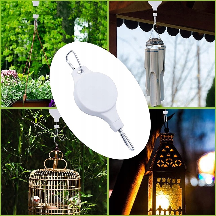 image-1474.jpeg 2 Hak Regulowany Wieszak Na Kwiaty Lampion Balkon Taras Wysuwany Do Kwiatów