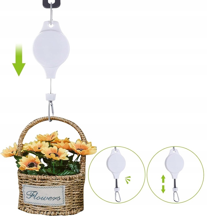 image-1477.jpeg 2 Hak Regulowany Wieszak Na Kwiaty Lampion Balkon Taras Wysuwany Do Kwiatów