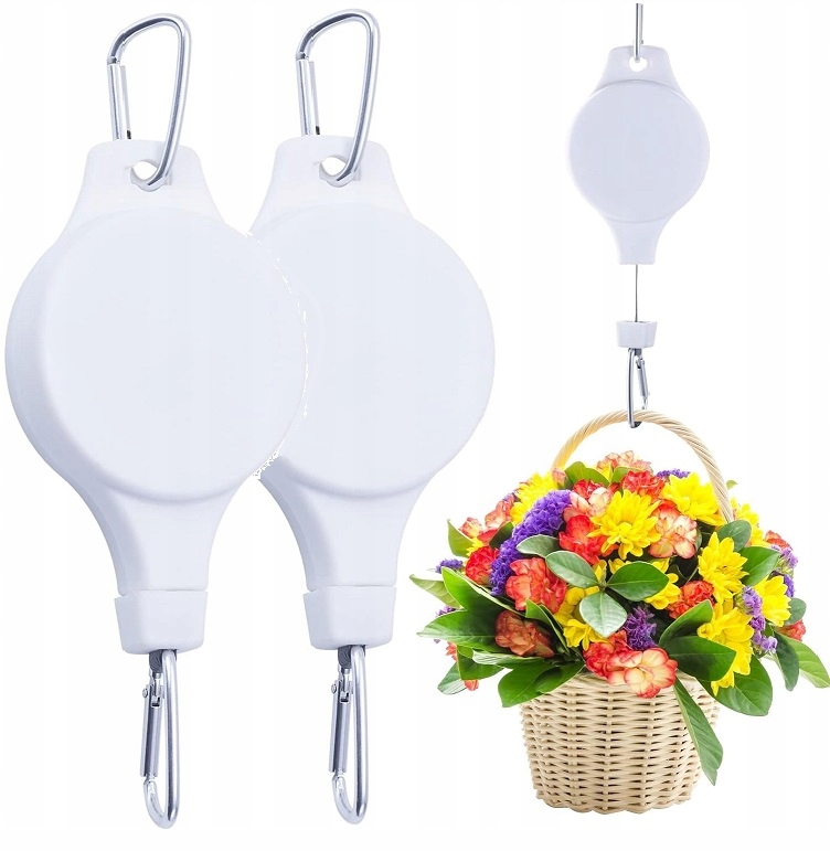 image-1479.jpeg 2 Hak Regulowany Wieszak Na Kwiaty Lampion Balkon Taras Wysuwany Do Kwiatów