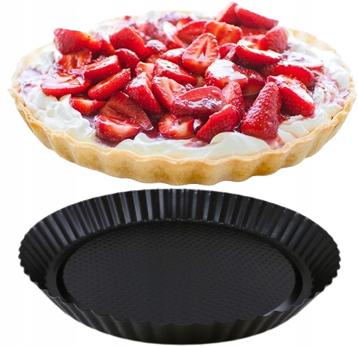 Blacha Do Pieczenia Tarty Ciast Okrągła Średnica 28cm Forma Do Ciasta Tarta