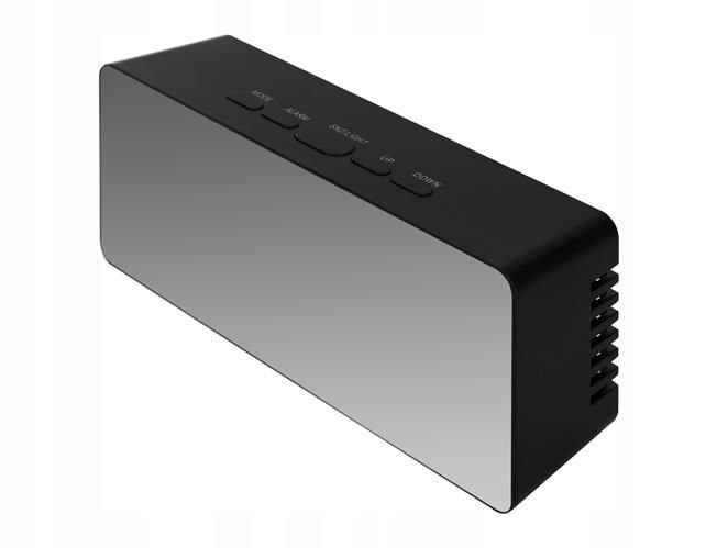 image-152.jpeg Budzik Zegar Czarny Termometr Led Lustro Hit