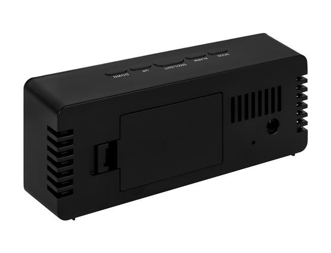 image-155.jpeg Budzik Zegar Czarny Termometr Led Lustro Hit