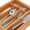 image-1559.jpeg Bambusowy Wkład Organizer Do Szuflady Kuchennej Na Sztućce Regulowany Xl