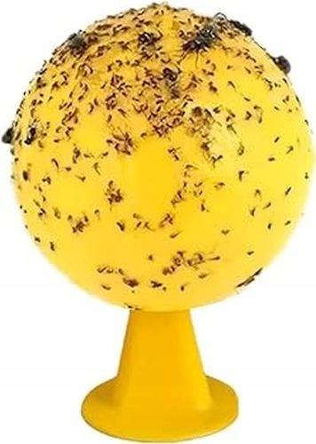 image-1589.jpeg Żółty Lep Pułapka Klejowa Na Muszki Mszyce Ziemiórki Owocówki Owady Kula