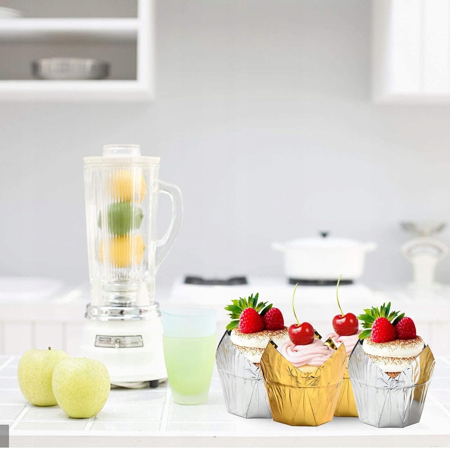 Papilotki Foremki Na Muffinki Do Muffinek Złote Kubeczki 50 Tulipan Babki