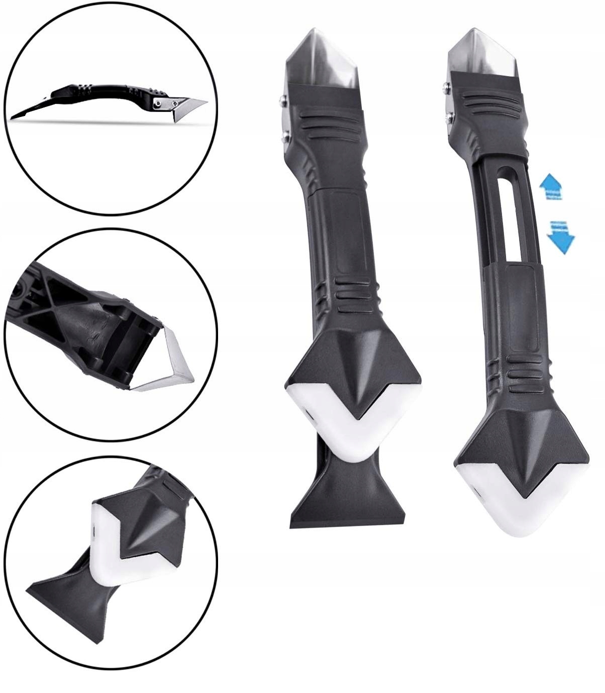 Szpachelka Do Nakładania Fug Wycinania Silikonu Spoin Fugi Nożyk Skrobak