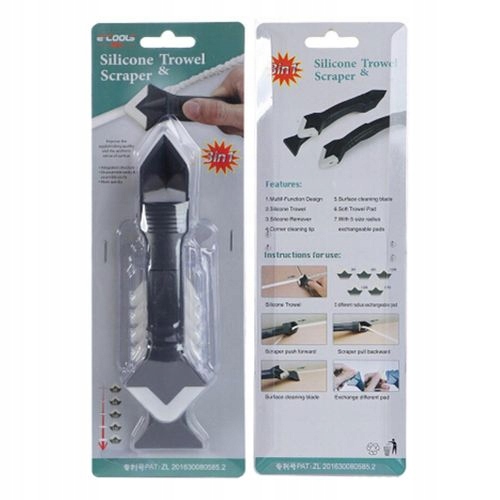 Szpachelka Do Nakładania Fug Wycinania Silikonu Spoin Fugi Nożyk Skrobak
