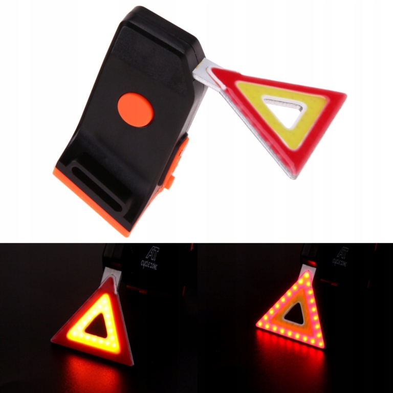 Lampka Rowerowa Tylna Led Na Tył Światło Ostrzegawcze Oświetlenie Roweru