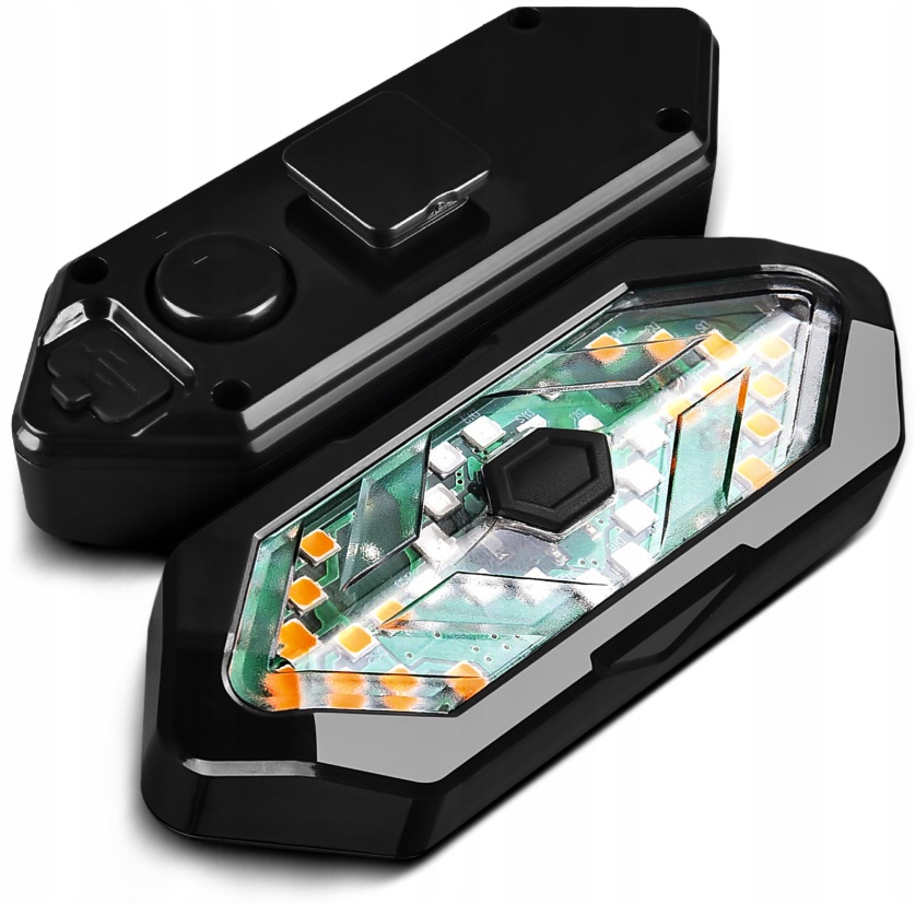 Mocna Lampka Rowerowa Tylna Kierunkowskazy Rowerowe Światło Tył Led Usb