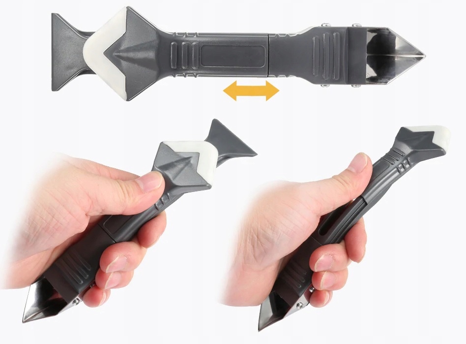 Szpachelka Do Nakładania Fug Wycinania Silikonu Spoin Fugi Nożyk Skrobak