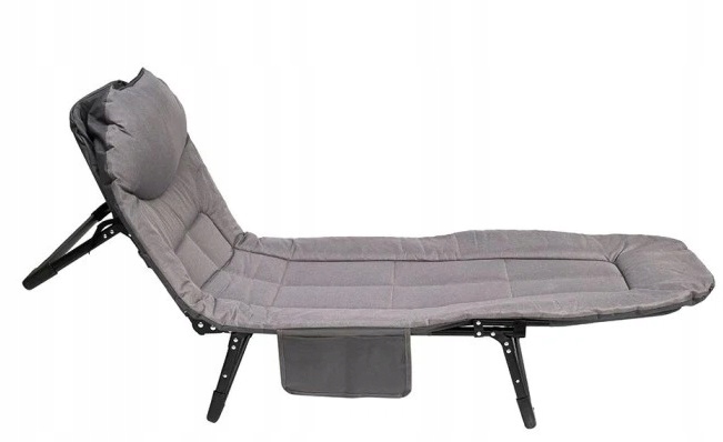 Łóżko Turystyczne Składane Polowe Leżak Kanadyjka Leżanka Stabilne Materac