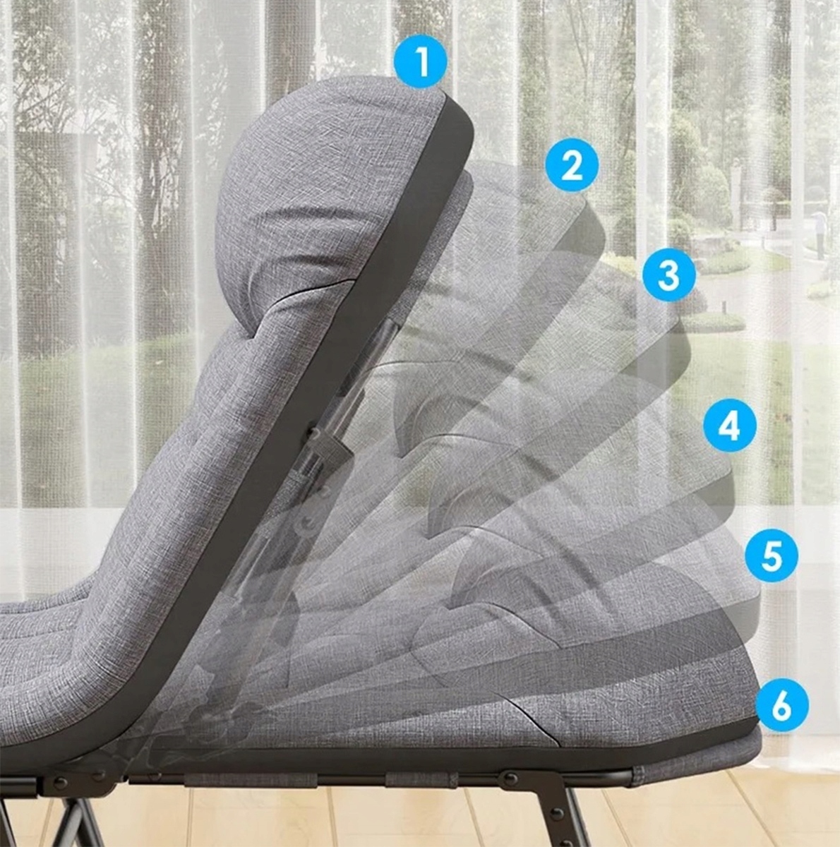 Łóżko Turystyczne Składane Polowe Leżak Kanadyjka Leżanka Stabilne Materac