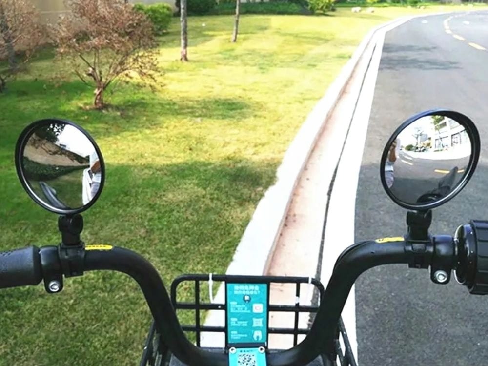 Lusterko Rowerowe Na Kierownicę Do Roweru Na Manetkę Wypukłe Wsteczne 360