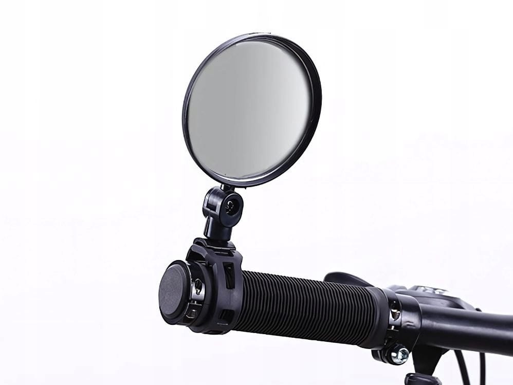 Lusterko Rowerowe Na Kierownicę Do Roweru Na Manetkę Wypukłe Wsteczne 360