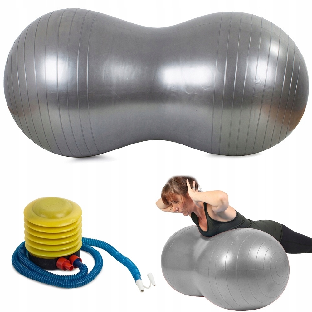 Piłka Do Ćwieczeń Gimnastyczna Rehabilitacyjna Fitness Pompka Mocna Duża