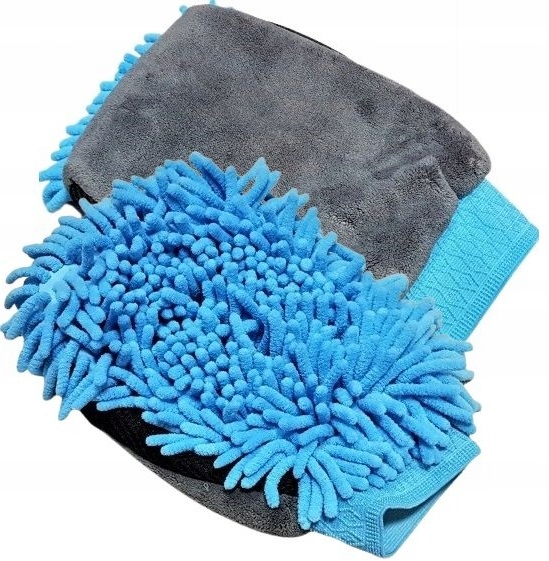 Rękawica Do Mycia Auta Samochodu Lakieru Szyb Wysoka Chłonność Mikrofibra